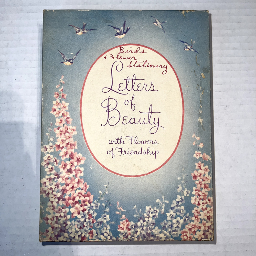 Vintage Letters of Beauty Stationery Two Sizes 25+ Pieces Unused